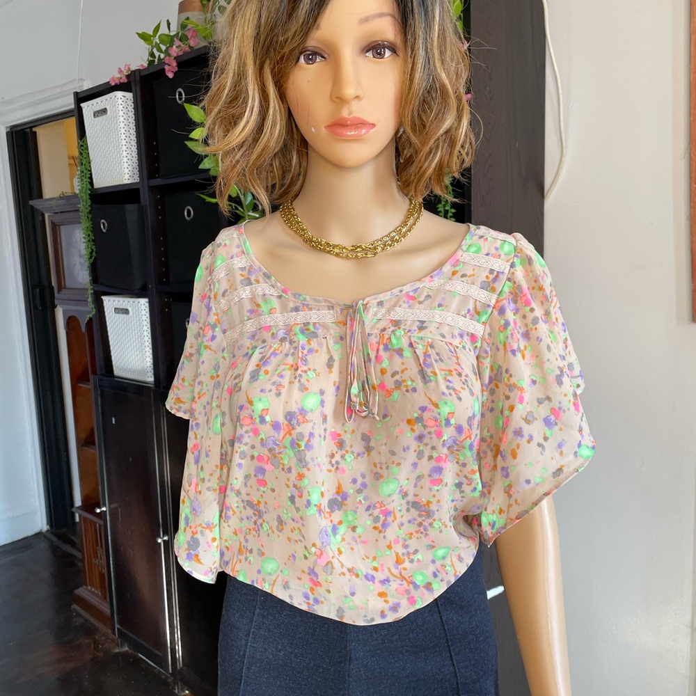 Beautiful floral blouse